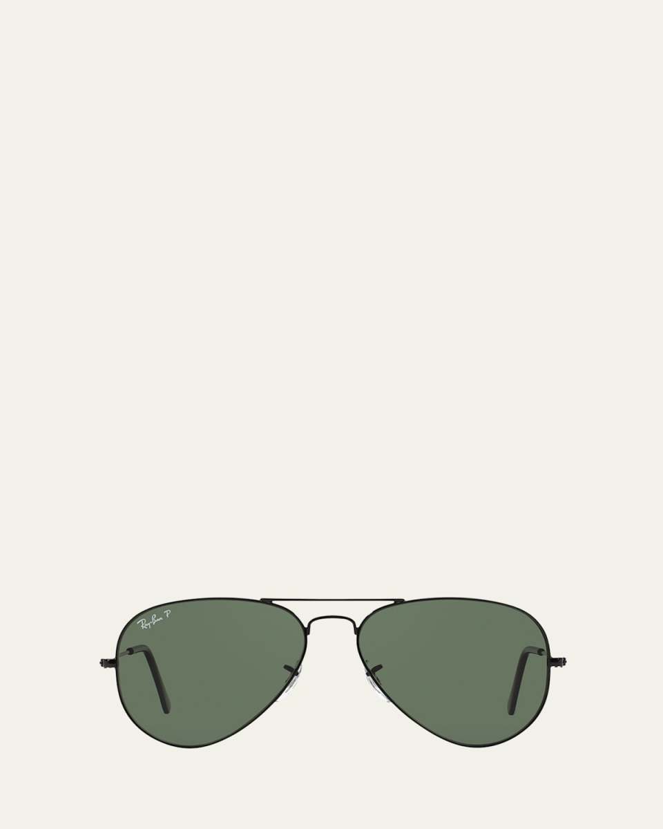 Metal Polarized Aviator Sunglasses